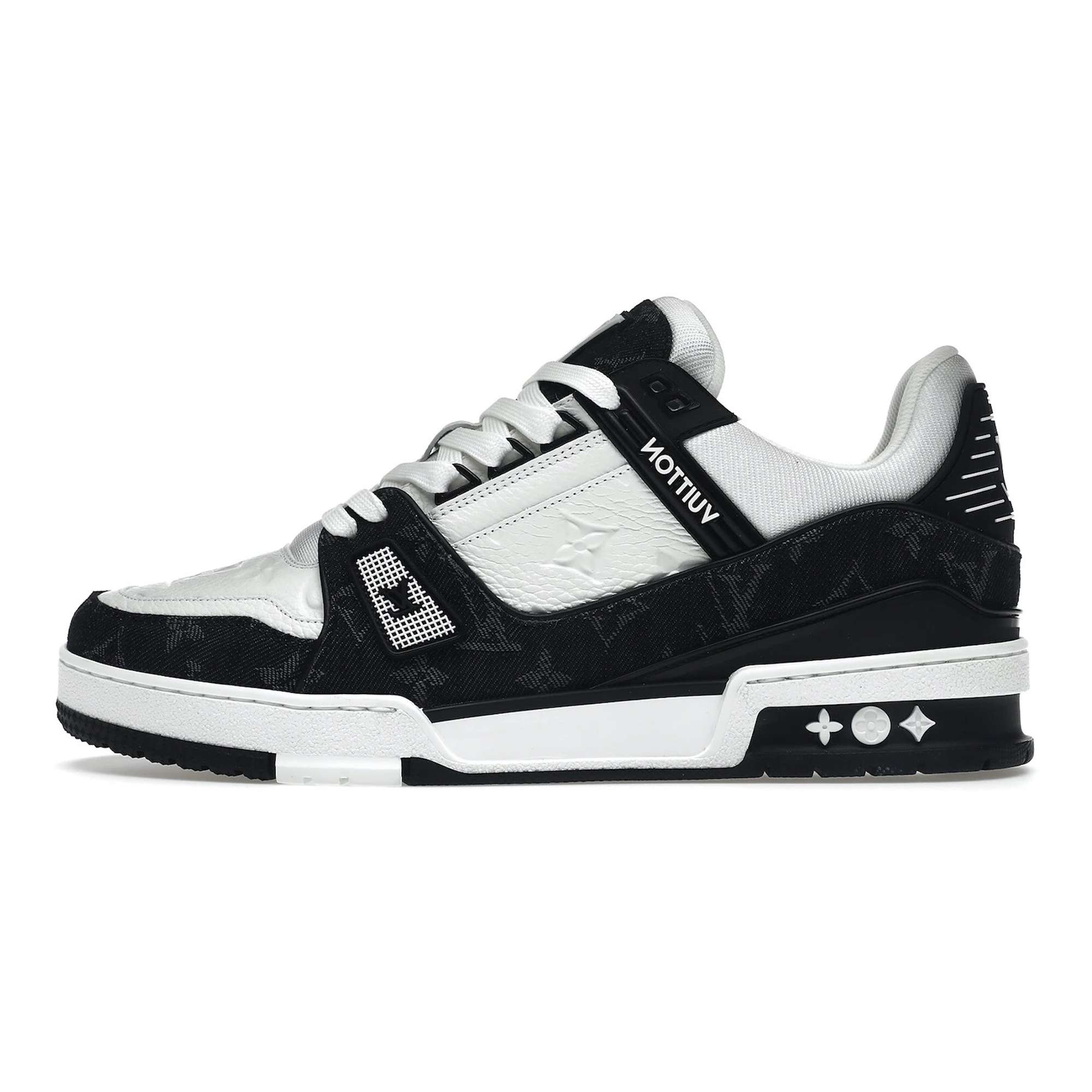 Zapatillas Louis Vuitton LV "TRAINER" Blanco Negro | Alta Calidad - Imagen 2