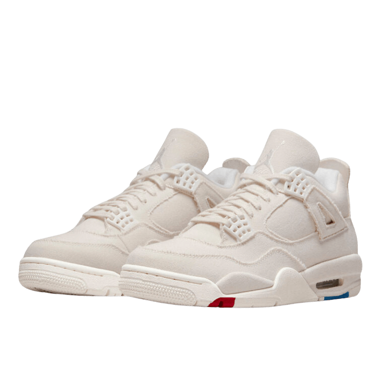 Air Jordan Retro 4 "Sail Canvas" Beige