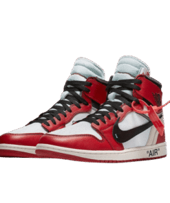 Air Jordan Retro 1 "OFF WHITE Chicago" Blanco Rojo