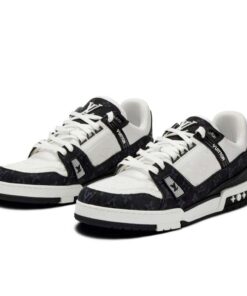 Zapatillas Louis Vuitton LV "TRAINER" Blanco Negro | Alta Calidad