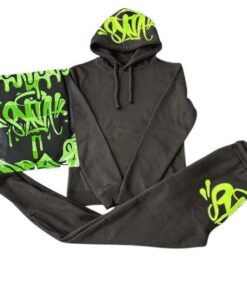 Conjunto SYNA Invierno "Negro/Verde" + ACCESORIOS Algodón Real