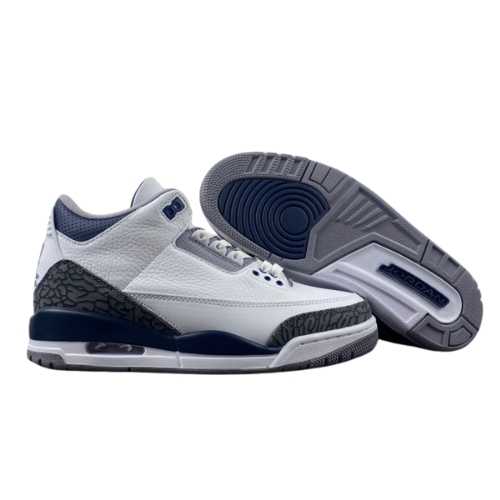 Air Jordan Retro 3 "Midnight Navy" Azul Marino Petroleo - Imagen 3