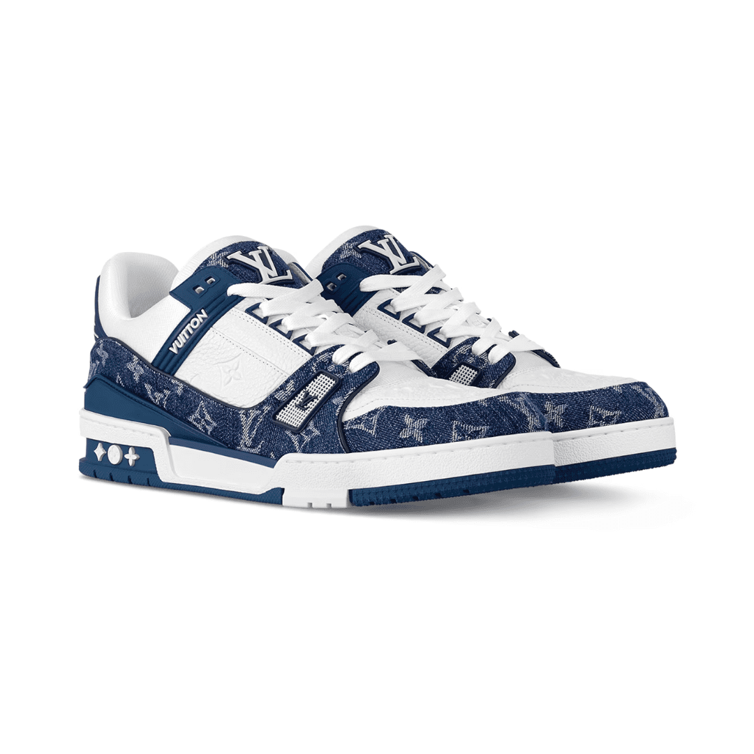 LOUIS VUITTON "TRAINER" (Azul/Blanco)