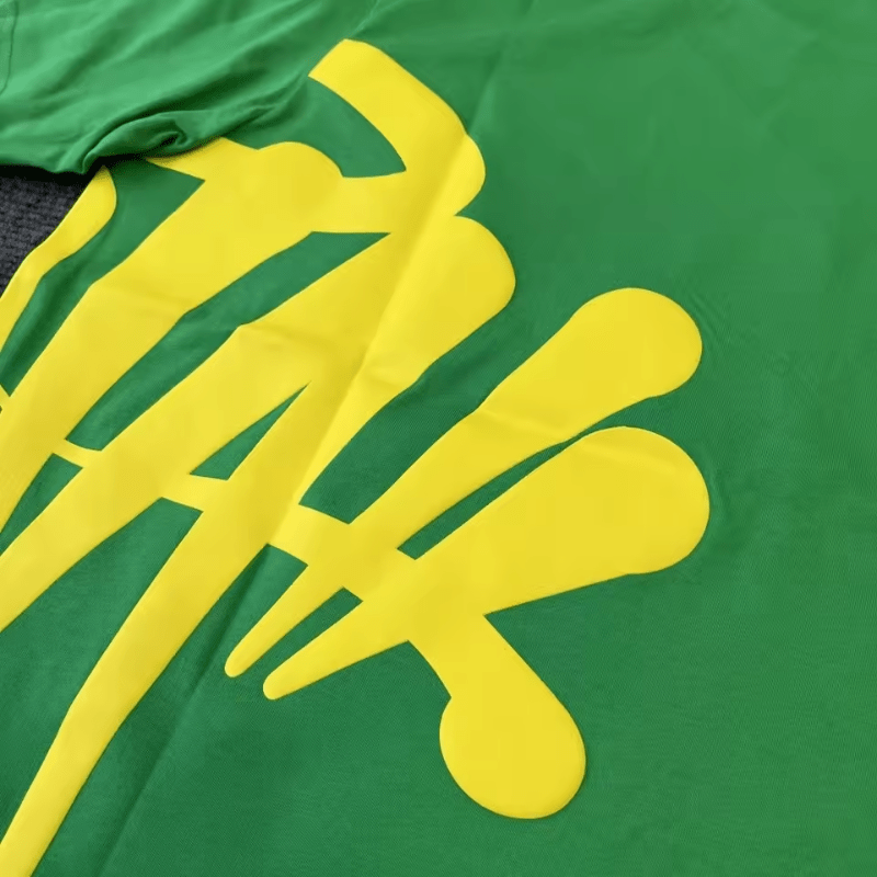Conjunto SYNA WORLD Verano Polera Short "Verde Amarillo" ALGODÓN + BOLSA & ACCESORIOS - Imagen 5