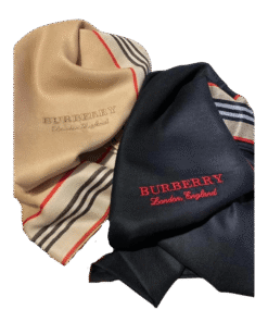 Bufanda BURBERRY "BORDADO" Beige/Negro