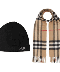 Drip Set Invierno Minimal – Bufanda Burberry y Gorro Syna