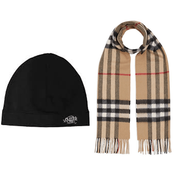 Drip Set Invierno Minimal – Bufanda Burberry y Gorro Syna
