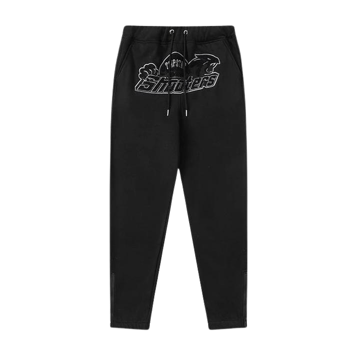 Pantalón Buzo TRAPSTAR SHOOTERS "Negro/Negro" Bordado