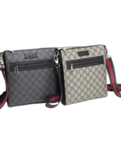 Bolso GUCCI "Cruzado" de CUERO | Elegante Unisex Ajustable