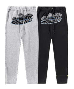 Pantalón Buzo TRAPSTAR SHOOTERS "Negro/Blanco/Azul" Bordado