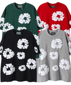 Poleras DENIM TEARS "Flores" Algodón Puro