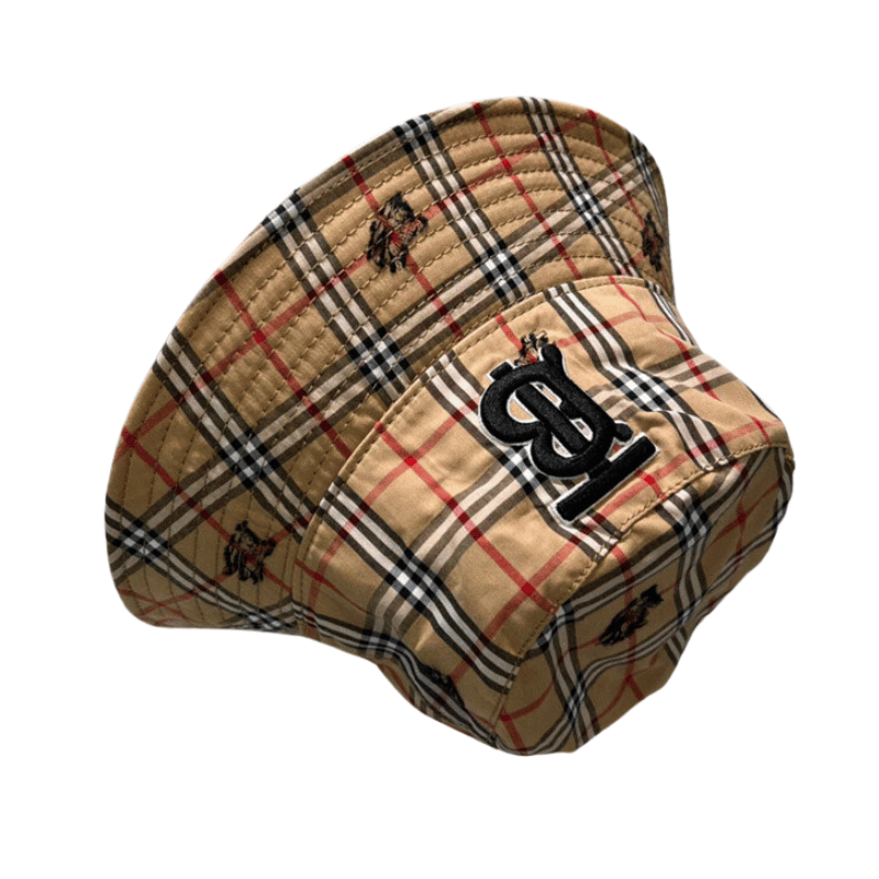 Gorra BURBERRY Clásica Check Beige – Unisex Premium Streetwear Chile - Imagen 3