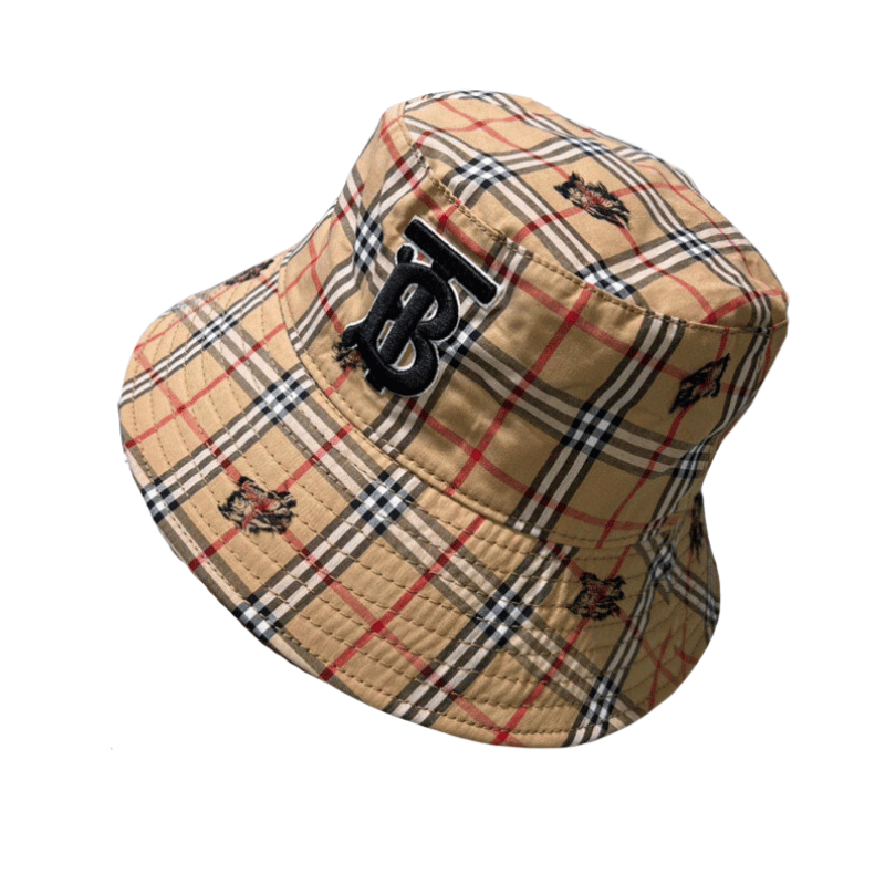 Gorra BURBERRY Clásica Check Beige – Unisex Premium Streetwear Chile