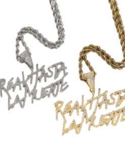 Collar RHLM Real Hasta La Muerte | Dorado & Plateado - TURBILLON