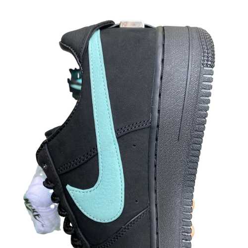 Nike Air Force 1 "Tiffany Blue" Negra - Imagen 5
