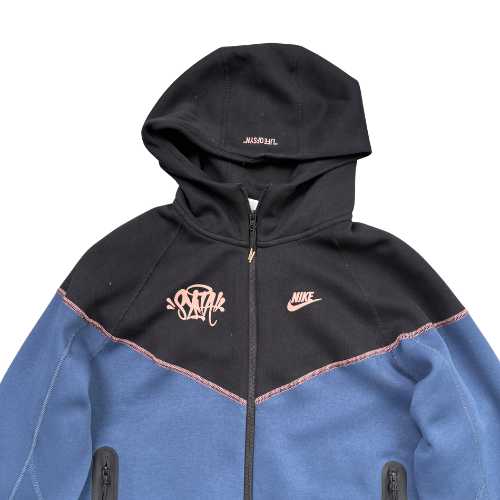 Polerón NIKE TECH x SYNA CENTRAL CEE "Negro/Azul" Algodón - Imagen 2