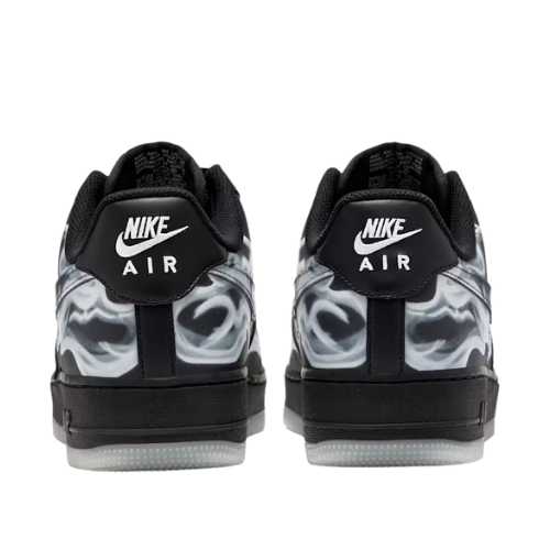 Nike Air Force 1 "Skeleton Black " Negro - Imagen 2
