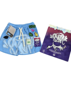 Short SYNA "Celeste" ALGODÓN + BOLSA y STICKERS