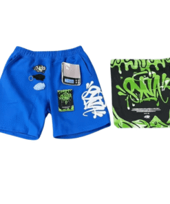 Short SYNA WORLD "Azul" ALGODÓN + BOLSA y STICKERS