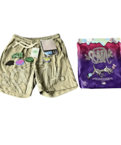 Short SYNA WORLD "Verde" ALGODÓN + BOLSA y STICKERS