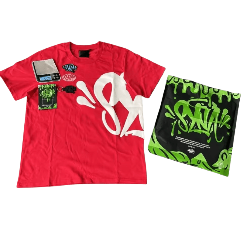 POLERA SYNA "Roja" + BOLSA y STICKERS
