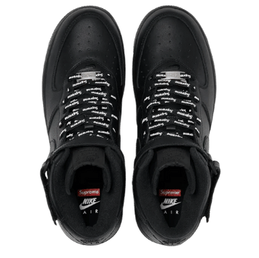 Nike Air Force 1 "MID HIGH SUPREME" Negro Blanco - Imagen 2