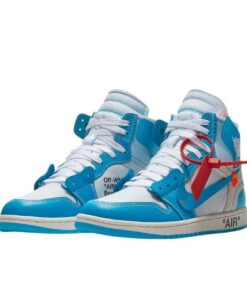 Air Jordan Retro 1 "UNC OFF WHITE Chicago" Celeste Blanco