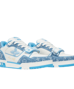 LOUIS VUITTON "TRAINER" (Light Blue Monogram Denim)