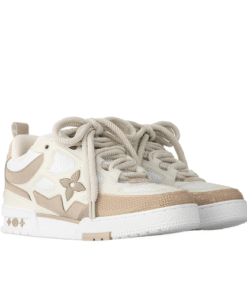 LOUIS VUITTON "TRAINER-SKATE" (White/Beige)