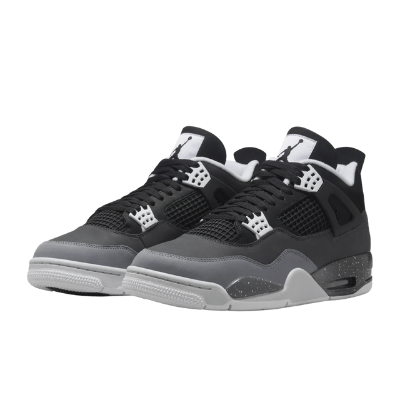Air Jordan Retro 4 "Fear" Negro Gris Blanco