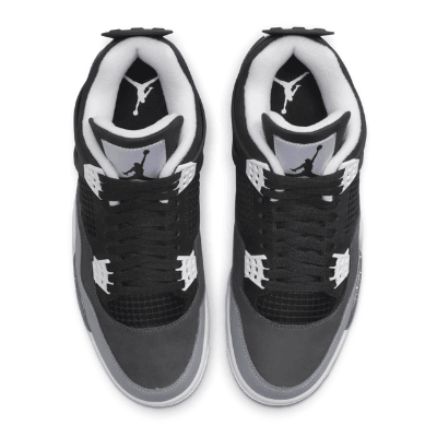 Air Jordan Retro 4 "Fear" Negro Gris Blanco - Imagen 3
