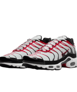 Nike Air Max Plus TN "Pure Platinum University Red" Blanco Rojo