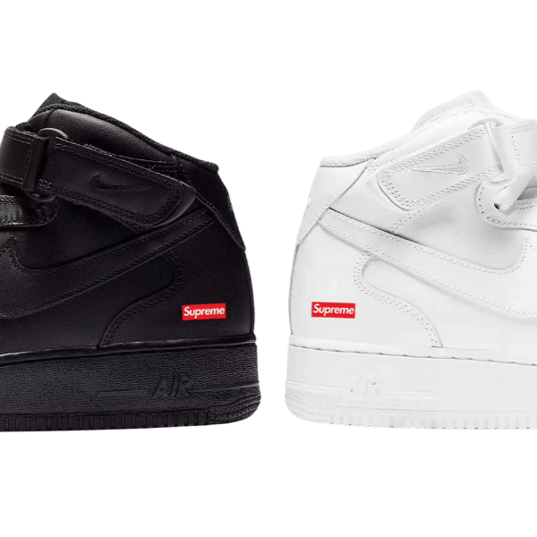 Nike Air Force 1 "MID HIGH SUPREME" Negro Blanco