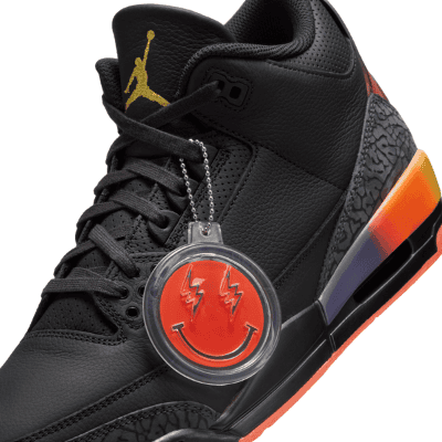 Air Jordan Retro 3 "SP J Balvin Black Negras" - Imagen 2