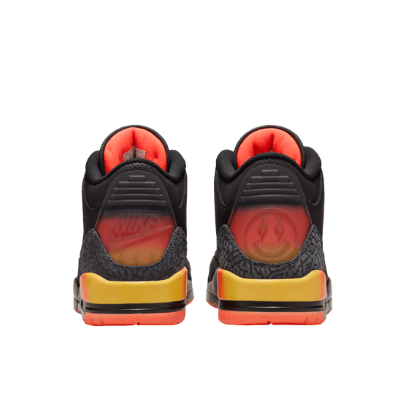 Air Jordan Retro 3 "SP J Balvin Black Negras" - Imagen 3