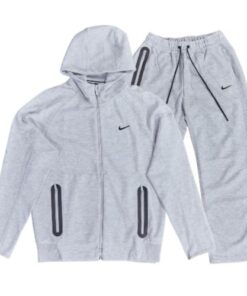 Conjunto Polerón Buzo NIKE TECH x NOCTA "Gris" Algodón Alta Calidad