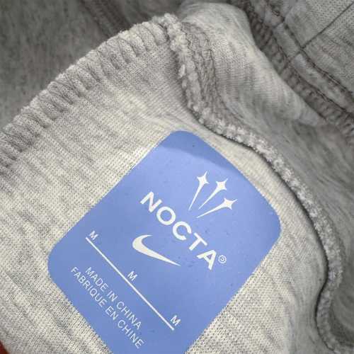 Conjunto Polerón Buzo NIKE TECH x NOCTA "Gris" Algodón Alta Calidad - Imagen 7