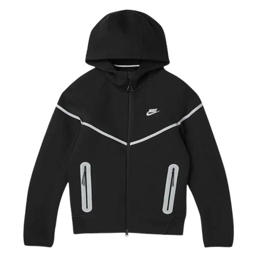 Polerón NIKE TECH 2025 "REFLECTANTE" Algodón Premium Negro
