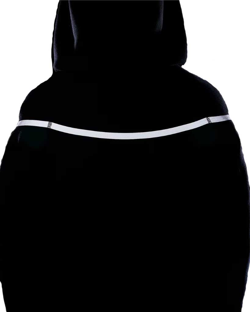 Polerón NIKE TECH 2025 "REFLECTANTE" Algodón Premium Negro - Imagen 4