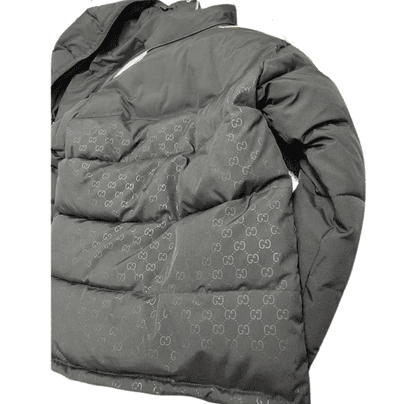 Casaca GUCCI "GG" PREMIUM Abrigadora "Negra/Cafe" PK - Imagen 4
