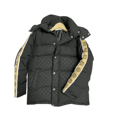 Casaca GUCCI "GG" PREMIUM Abrigadora "Negra/Cafe" PK