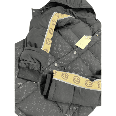 Casaca GUCCI "GG" PREMIUM Abrigadora "Negra/Cafe" PK - Imagen 3