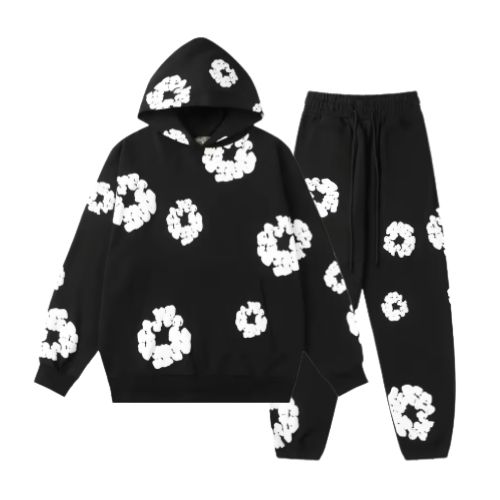 Conjunto DENIM TEARS Invierno "Negro/Blanco" Algodón