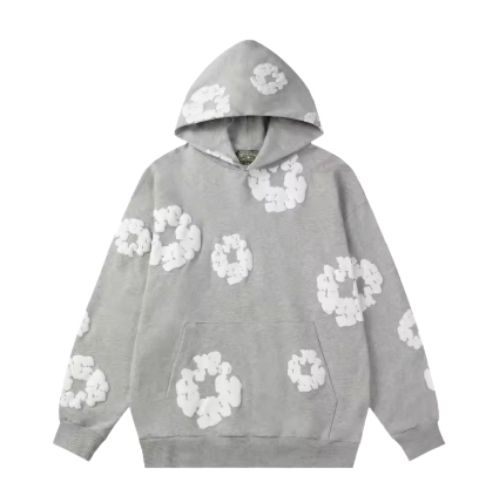Polerón DENIM TEARS "Gris Claro" Algodón