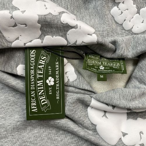 Polerón DENIM TEARS "Gris Claro" Algodón - Imagen 3