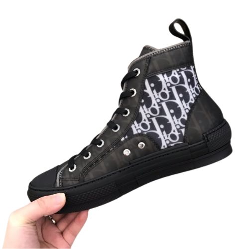 Zapatillas Dior B23 High-Top "Negra" + CAJA - Imagen 3