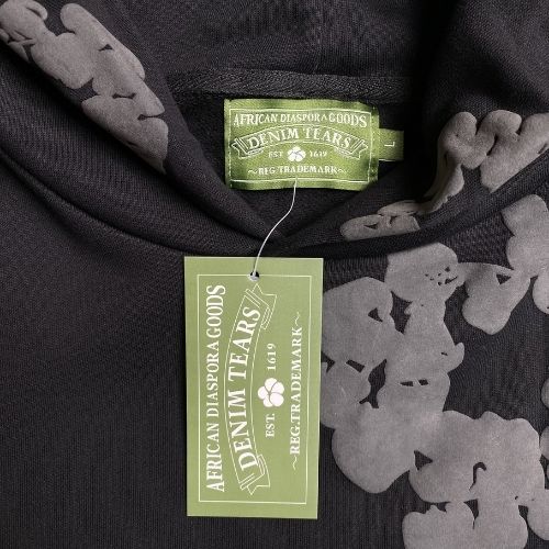 Conjunto DENIM TEARS Invierno "Negro" Algodón - Imagen 3
