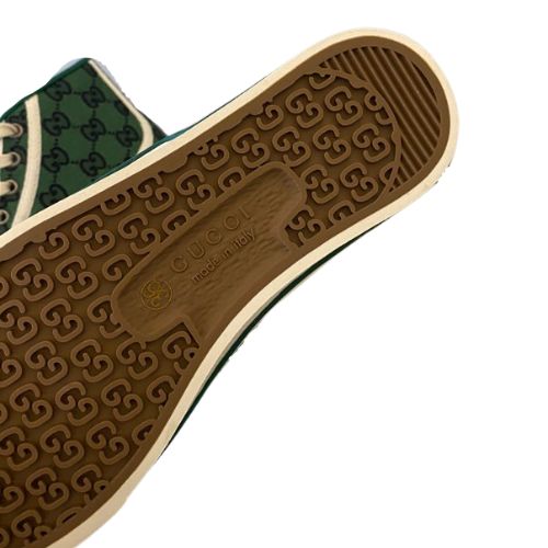 Zapatillas Gucci Tennis 1977 High Top GG "Verde" + CAJA - Imagen 3
