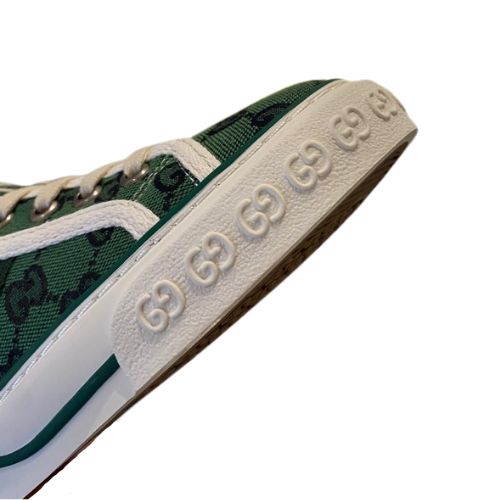 Zapatillas Gucci Tennis 1977 High Top GG "Verde" + CAJA - Imagen 2