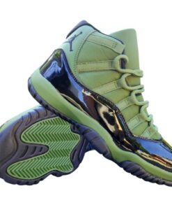 Air Jordan Retro 11 "Olive Black" Verde